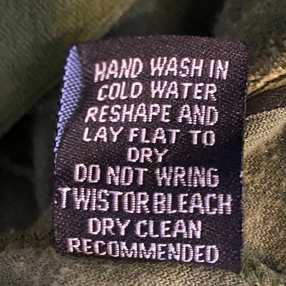 Vintage BCBG Y2K Velour Track Jacket Olive Green Zip Up Embroider Gothic Logo-S - Picture 12 of 13